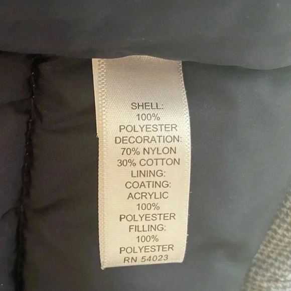 Banana Republic Puffer Vest Quilted Jacket Checkered Houndstooth Pattern Size S - Picture 5 of 7